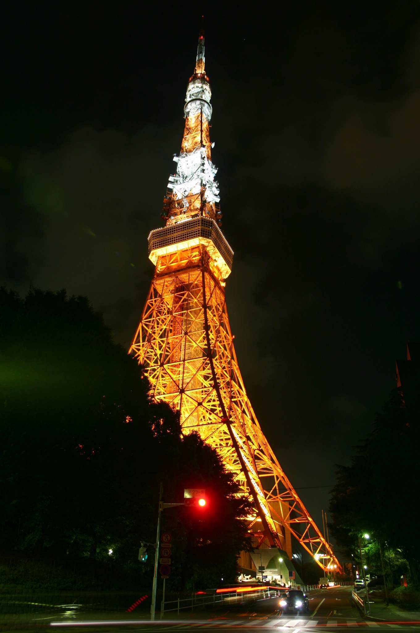 東京タワーを撮影